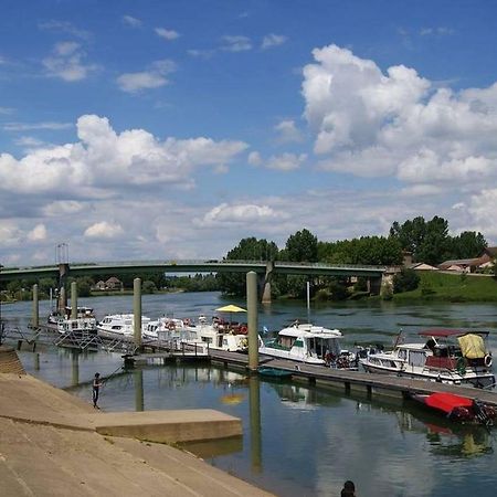 Tournus Belle Maison Vue Sur Saone Exteriér fotografie